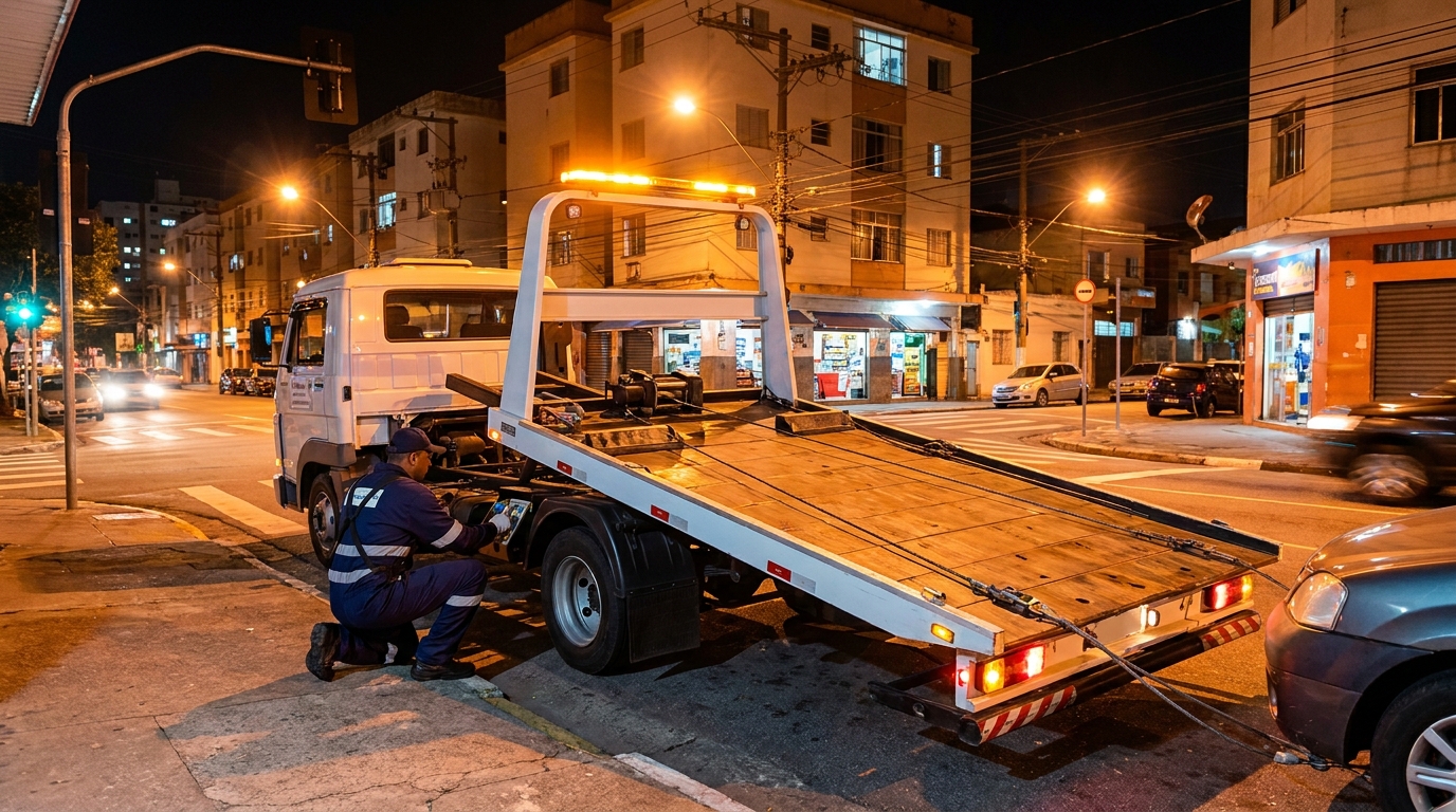 Guincho 24h profissional no Jardim Petroni, São Bernardo do Campo‑SP