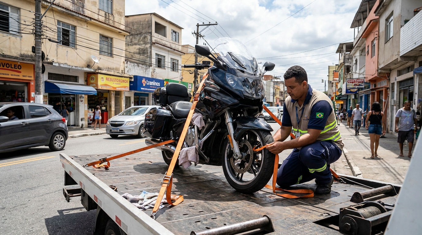 Remoção de Moto em Pane em Anchieta, São Bernardo do Campo‑SP