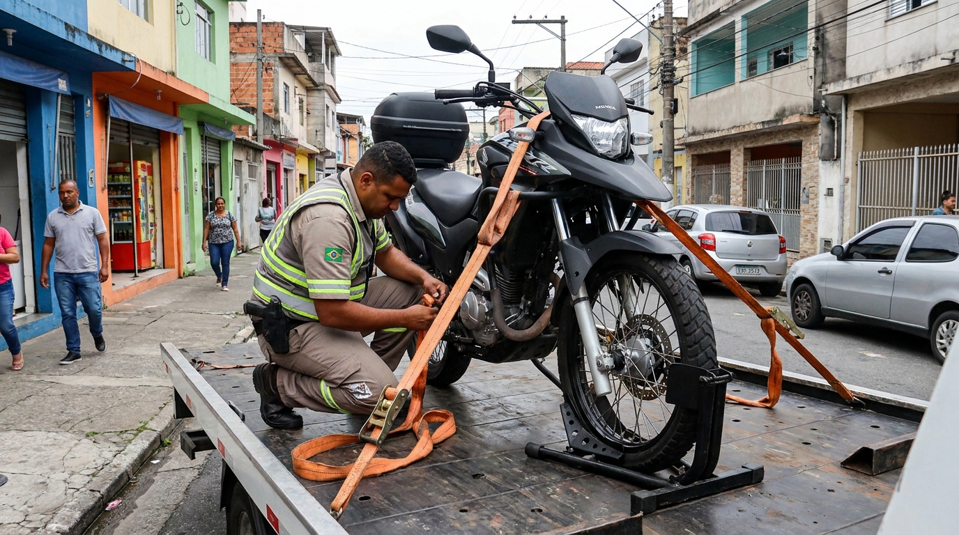 Guincho para Moto em Anchieta, São Bernardo do Campo‑SP